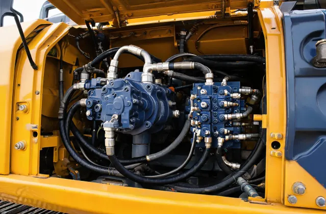 Liebherr hydraulic main pump assembly